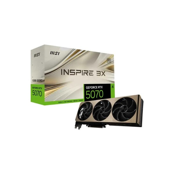 MSI RTX 5070 Inspire 3X OC 12GB GDDR7 Graphic Card – TechCure India