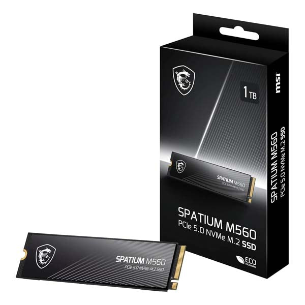 MSI SPATIUM M560 PCIe 5.0 NVMe M.2 1TB Solid State Drive – TechCure India