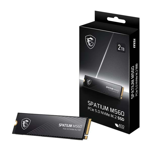 MSI SPATIUM M560 PCIe 5.0 NVMe M.2 2TB Solid State Drive – TechCure India
