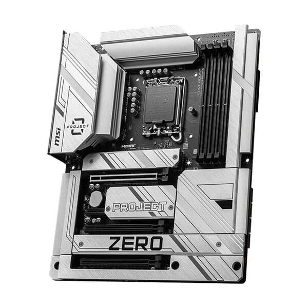 MSI Z790 Project Zero (Wi-Fi) DDR5 Motherboard Supports Intel 12th , 13th & 14th Gen Processors – TechCure India