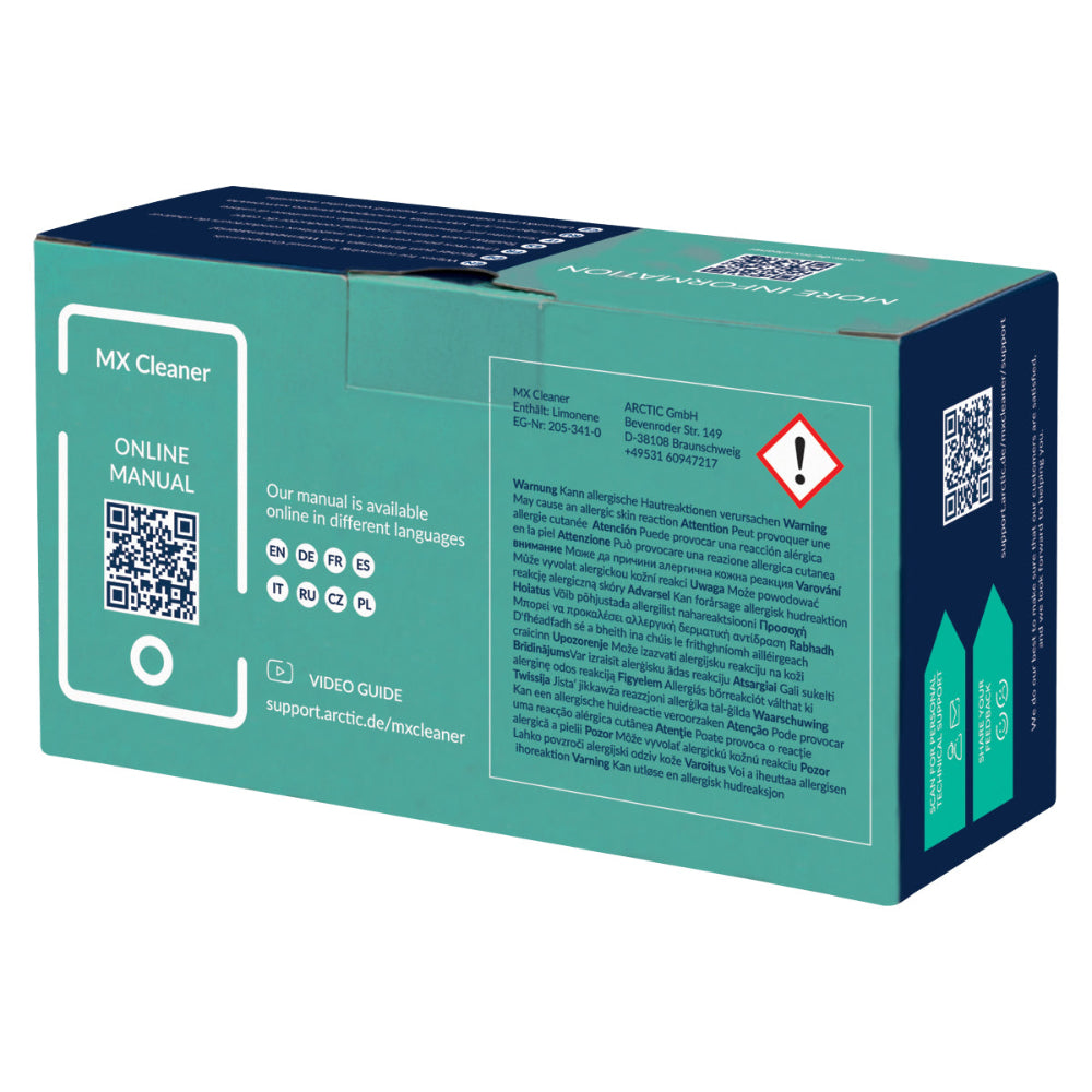 ARCTIC MX Cleaner Thermal Compounds Removing Wipes ( 40 Pieces ) – TechCure India