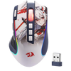 REDRAGON M612 Predator Pro RGB Wireless Anime Edition Ergonomic Gaming Mouse ( White ) ( 8000DPI / 9 Macro Buttons )
