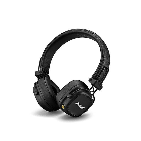 Marshall Major IV Wireless Bluetooth On Ear Headphone (Black) – TechCure India