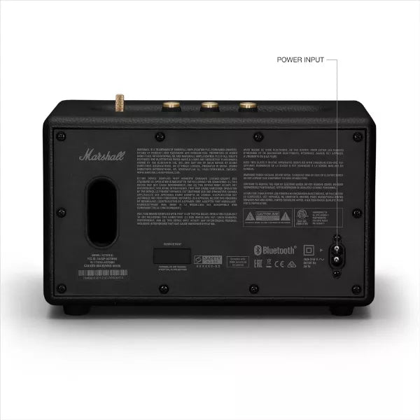 Marshall Acton III Wired Connectivity Stereo Home Speakers (Black) – TechCure India