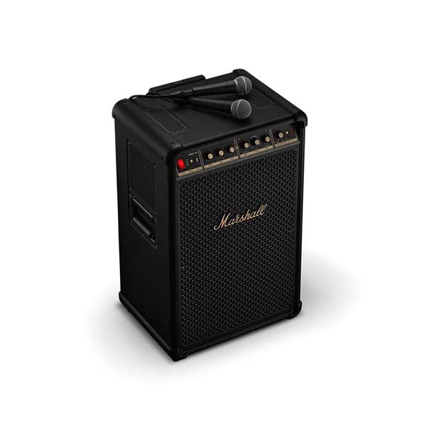 Marshall Bromley 750 Portable Wireless Party Speaker (Black and Brass) – TechCure India