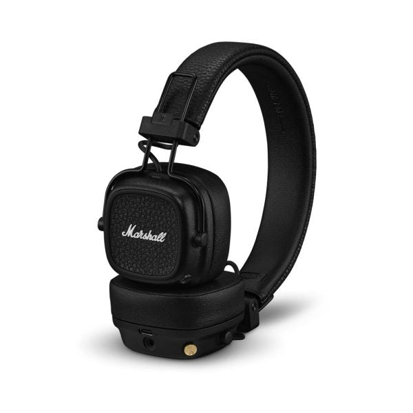 Marshall Major V Wireless On-Ear Headphones (Black) – TechCure India