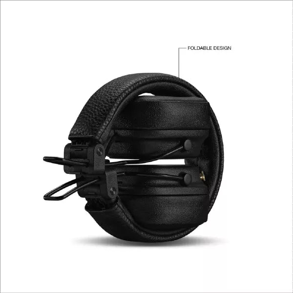 Marshall Major V Wireless On-Ear Headphones (Black) – TechCure India