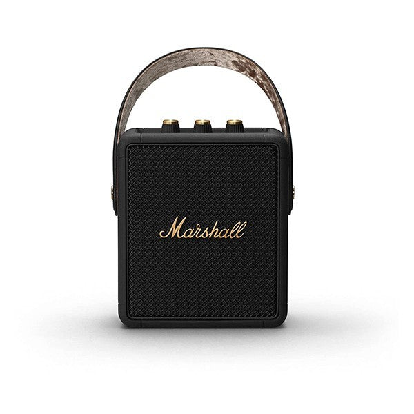 Marshall Stockwell II Wireless Bluetooth Portable Speaker (Black and Brass) – TechCure India