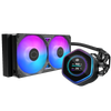 COOLER MASTER Master Liquid Atmos II 240mm ARGB CPU Liquid Cooler ( Black ) ( With LCD Display ) [ Atmos 2 ] - 2