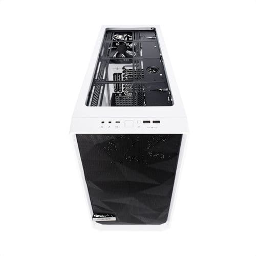 FRACTAL DESIGN Meshify S2 Clear EATX Mid Tower Cabinet (White) - 2