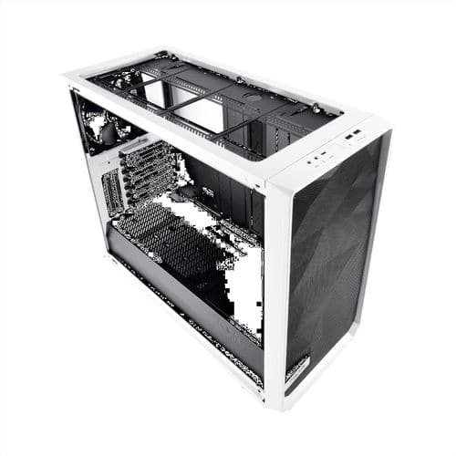 FRACTAL DESIGN Meshify S2 Clear EATX Mid Tower Cabinet (White) - 5