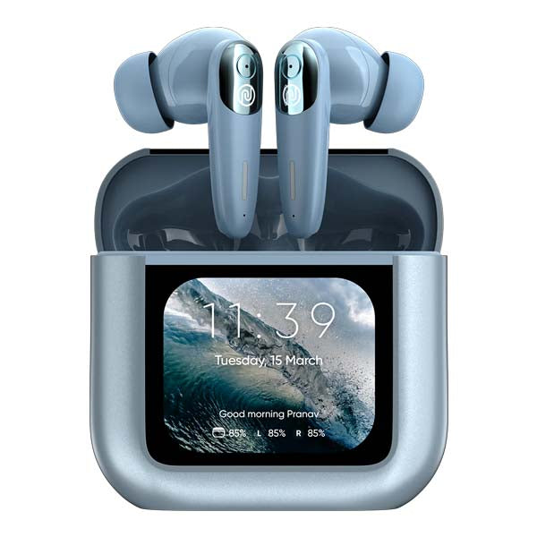 Noise View Buds Up to 45 hours of PlaytimeQuad Mic ENC TWS Earbuds (Metallic Blue) – TechCure India