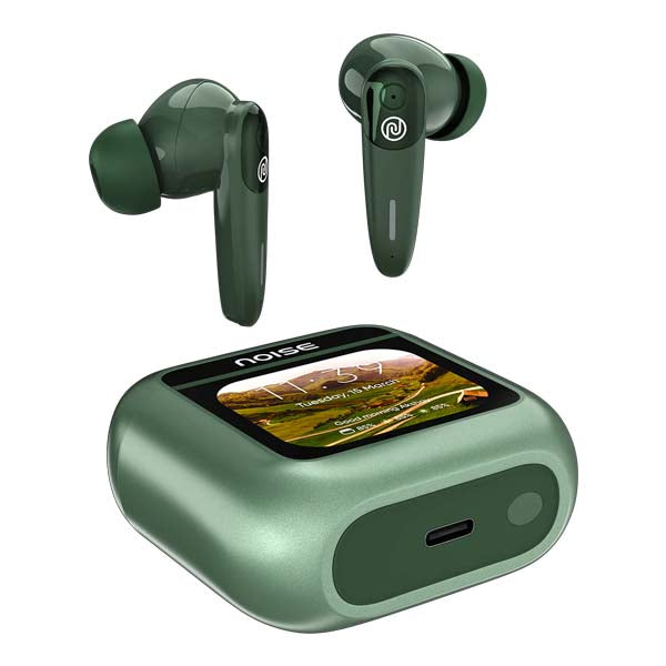 Noise View Buds Up to 45 hours of PlaytimeQuad Mic ENC TWS Earbuds (Metallic Green) – TechCure India