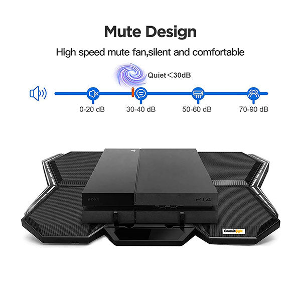 Cosmic Byte Meteoroid Blue LED Laptop Cooling pad – TechCure India