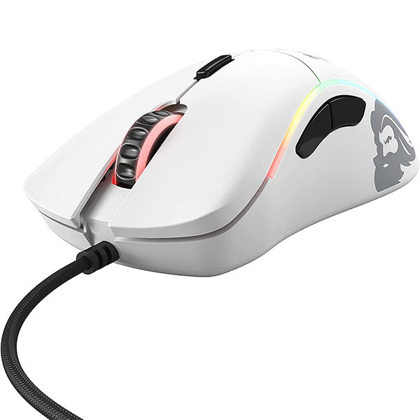 GLORIOUS Model D Minus Wired Ergonomic Gaming Mouse ( 12000DPI / 6 Macro Buttons ) ( Matte White ) - 5