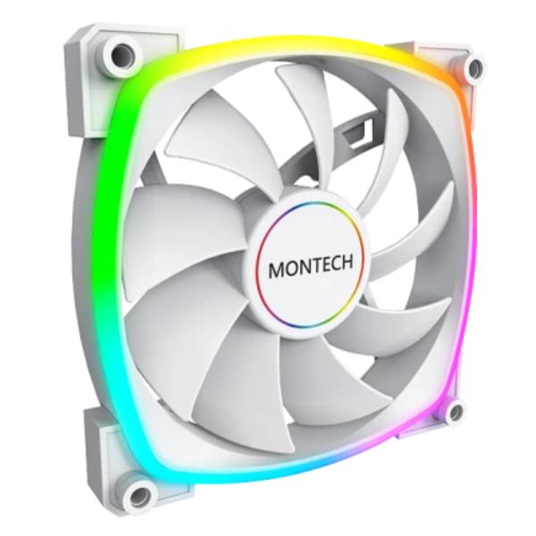 Montech AX140 ARGB 140mm Black PWM Fan (White) – TechCure India