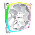 Montech RX140 ARGB 140mm Black PWM Fan (White) – TechCure India