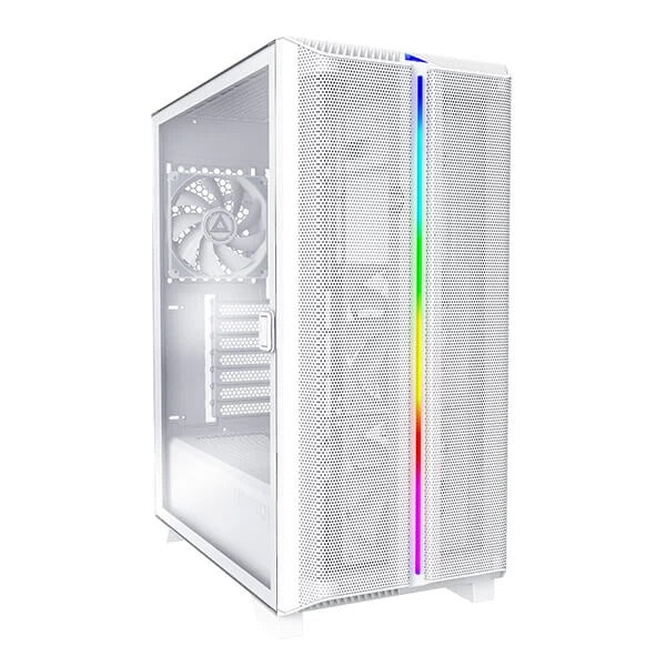 Montech Sky One Lite Mesh ARGB (ATX) Mid Tower Cabinet (Frost White) – TechCure India
