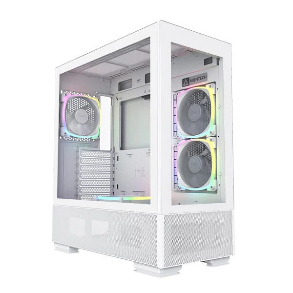 Montech Sky Two Argb Atx Mid Tower Cabinet (Pristine White) (SKY-TWO-PRISTINE-WHITE) – TechCure India