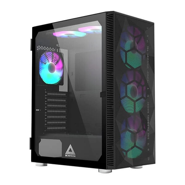 Montech X3 Mesh RGB Cabinet (Black) – TechCure India