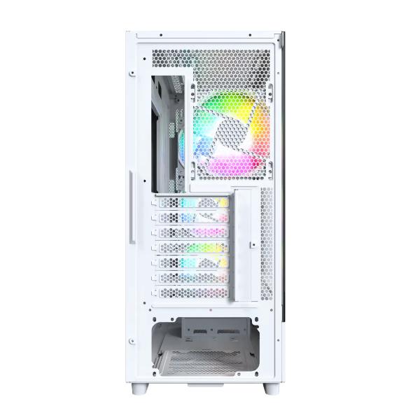 Montech X5 ARGB carbon fiber Print ATX Gaming Case - White – TechCure India