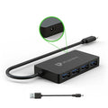 Ultraprolink iExpand USB Type C 3.1 (Gen 1) to USB-A 3.0 Hub 4 Port Expander UL1054 – TechCure India