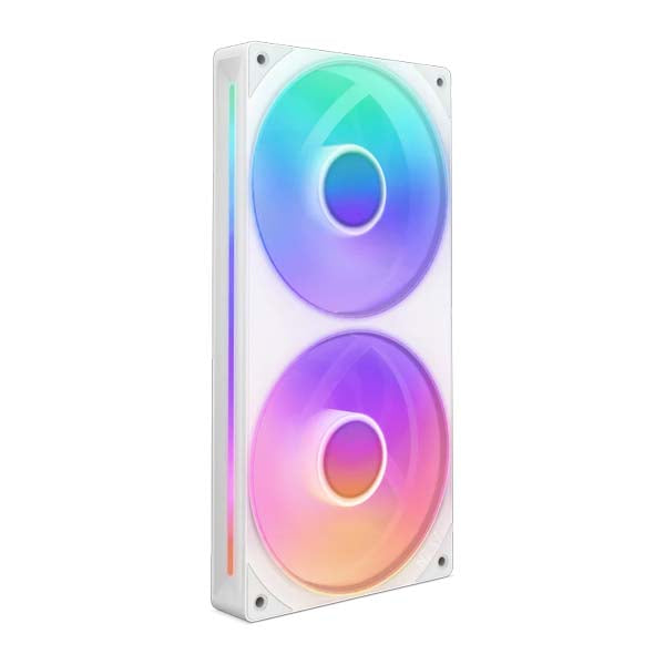 NZXT F240 RGB CORE RF-U24HF-W1 240mm RGB LED Single-Frame RGB Fan (White) – TechCure India