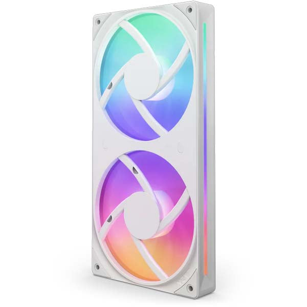 NZXT F240 RGB CORE RF-U24HF-W1 240mm RGB LED Single-Frame RGB Fan (White) – TechCure India