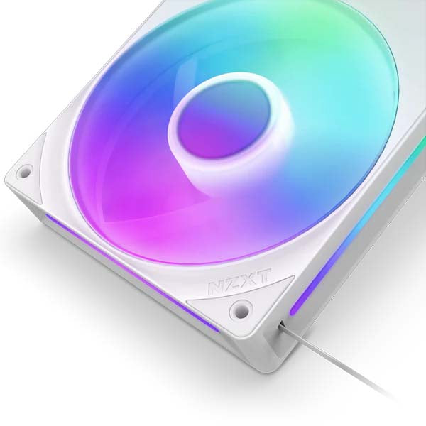 NZXT F240 RGB CORE RF-U24HF-W1 240mm RGB LED Single-Frame RGB Fan (White) – TechCure India