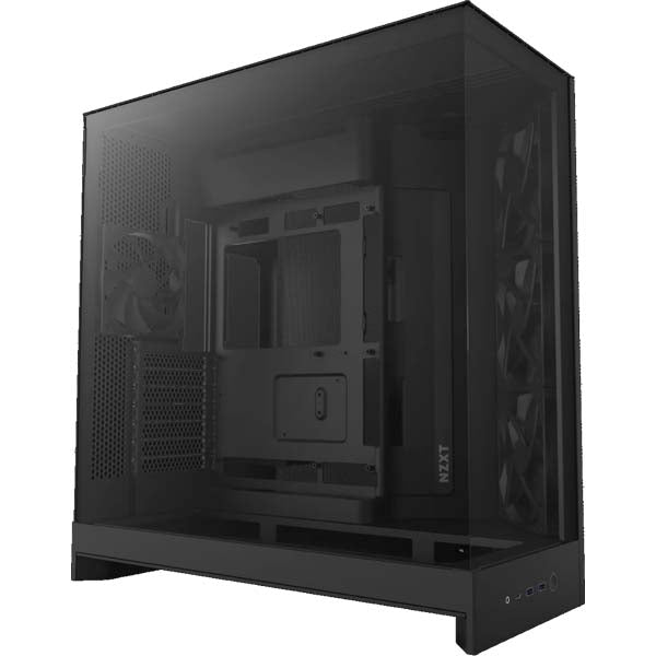 NZXT H9 Flow (2025) Large Dual-Chamber ATX Mid-Tower Airflow PC Case (Black) – TechCure India