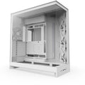 NZXT H9 Flow (2025) Dual Chamber Mid Tower ATX Airflow Cabinet (White) – TechCure India