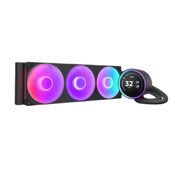 NZXT Kraken Elite 360 RGB CPU Liquid Cooler with IPS LCD (Black) – TechCure India