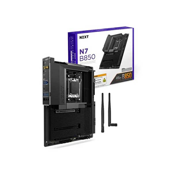 NZXT N7 B850 AM5 ATX Gaming WiFi Motherboard (Black) – TechCure India
