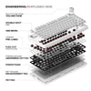 CYBEART Nighthawk 75% TKL Tri Mode RGB Mechanical Wireless Gaming Keyboard ( White ) ( CYBEART MKII Gen 1 Linear Switch ) - 4