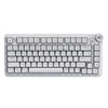 CYBEART Nighthawk 75% TKL Tri Mode RGB Mechanical Wireless Gaming Keyboard ( White ) ( CYBEART MKII Gen 1 Linear Switch )