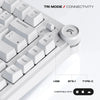 CYBEART Nighthawk 75% TKL Tri Mode RGB Mechanical Wireless Gaming Keyboard ( White ) ( CYBEART MKII Gen 1 Linear Switch ) - 3
