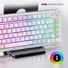 CYBEART Nighthawk 75% TKL Tri Mode RGB Mechanical Wireless Gaming Keyboard ( White ) ( CYBEART MKII Gen 1 Linear Switch ) - 5