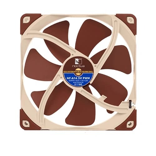 Noctua NF-A14 5V PWM 140mm Cabinet Fan – TechCure India