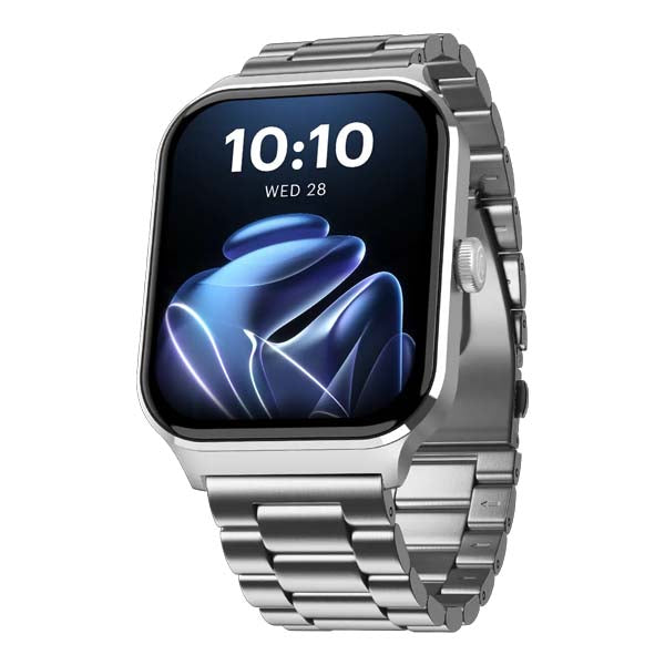 Noise Canvas Elite 1.96" Vivid Display Smart Watch (Metal Silver) – TechCure India
