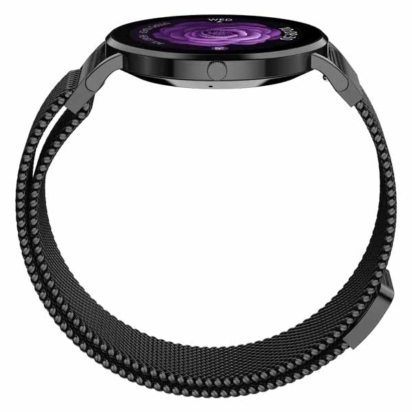 Noise Diva 2 Fashion Smart Watch for Women (Black Link) – TechCure India