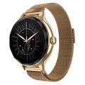 Noise Diva Smartwatch with Diamond Cut dial AMOLED Display Mesh Metal 100+ Watch Faces, Female Cycle Tracker for Women (Gold Link) – TechCure India