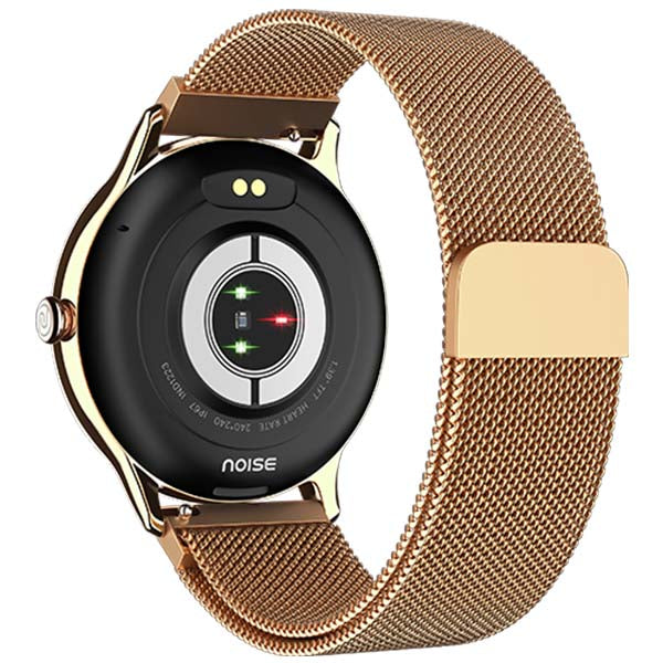 Noise Twist Go round dial Smart Watch (Gold Link) – TechCure India