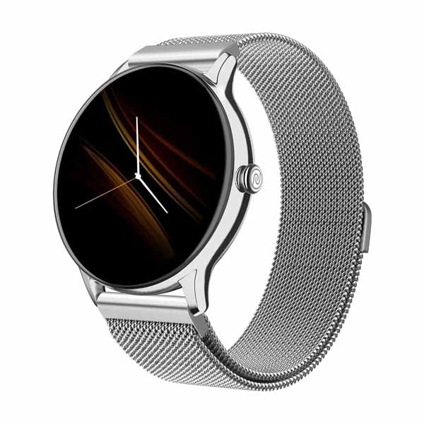 Noise Twist Go round dial Smart Watch (Silver Link) – TechCure India