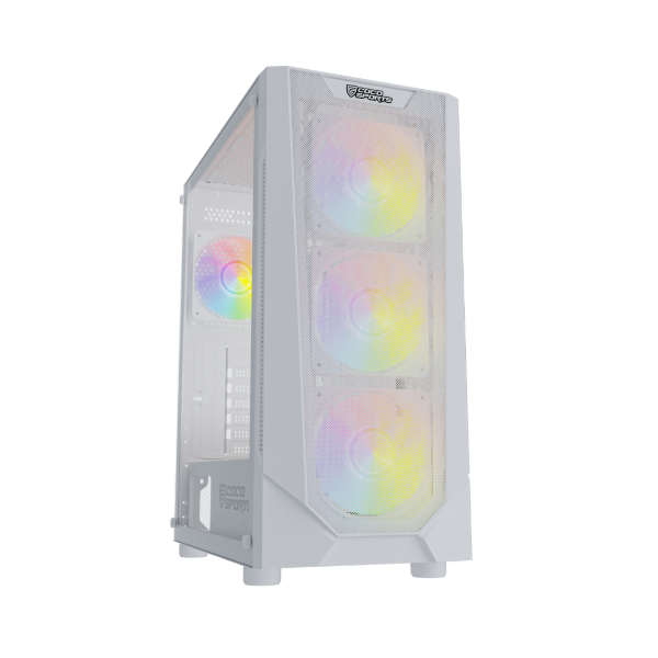Coconut Nova 440 Premium RGB Gaming Cabinet - White – TechCure India