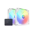 NZXT F140 RGB Core 140mm Cabinet Fan White (Twin Pack)