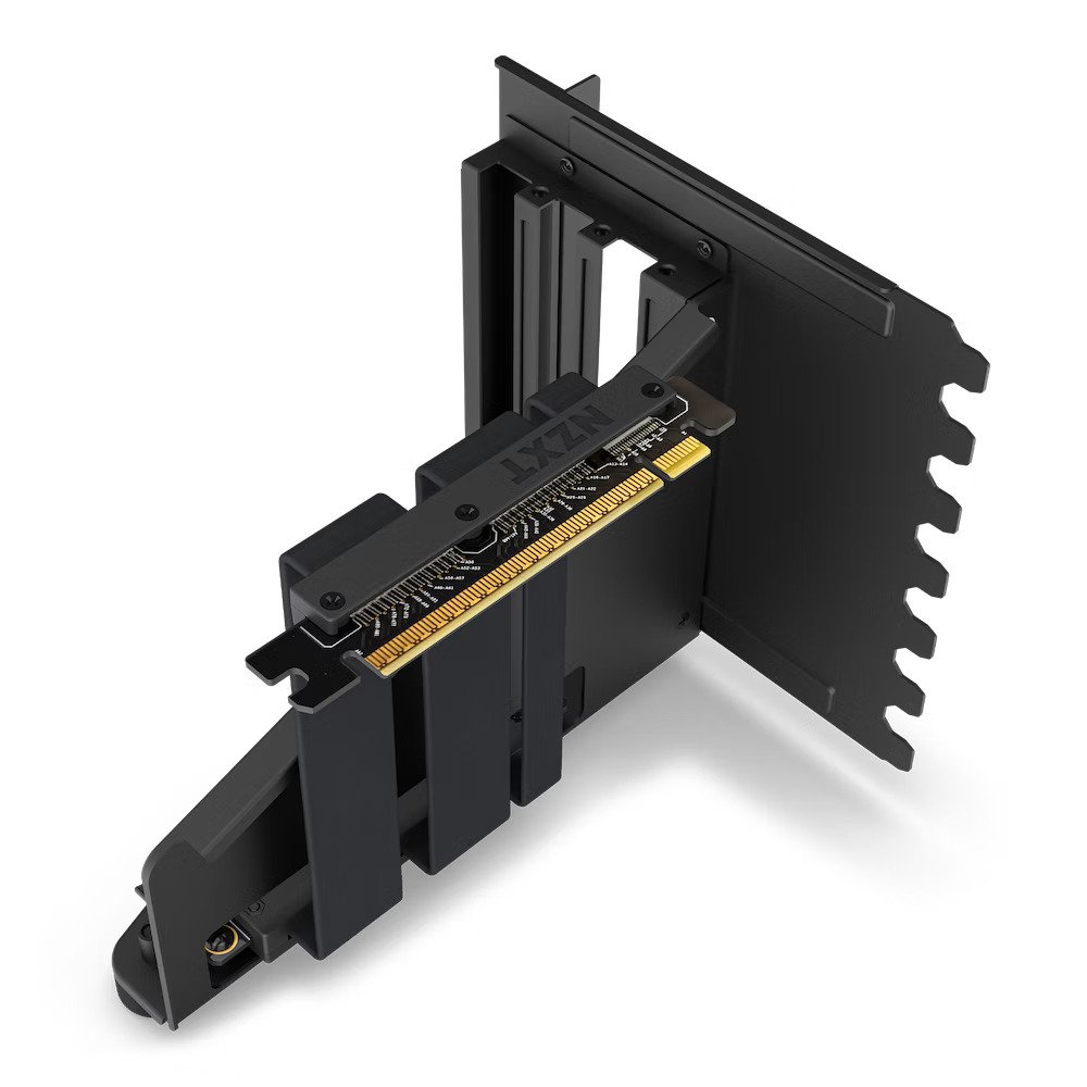 NZXT H7 Series (PCIe 4.0x16) Vertical GPU Bracket Kit With 175mm Riser Cable (Black) - 4