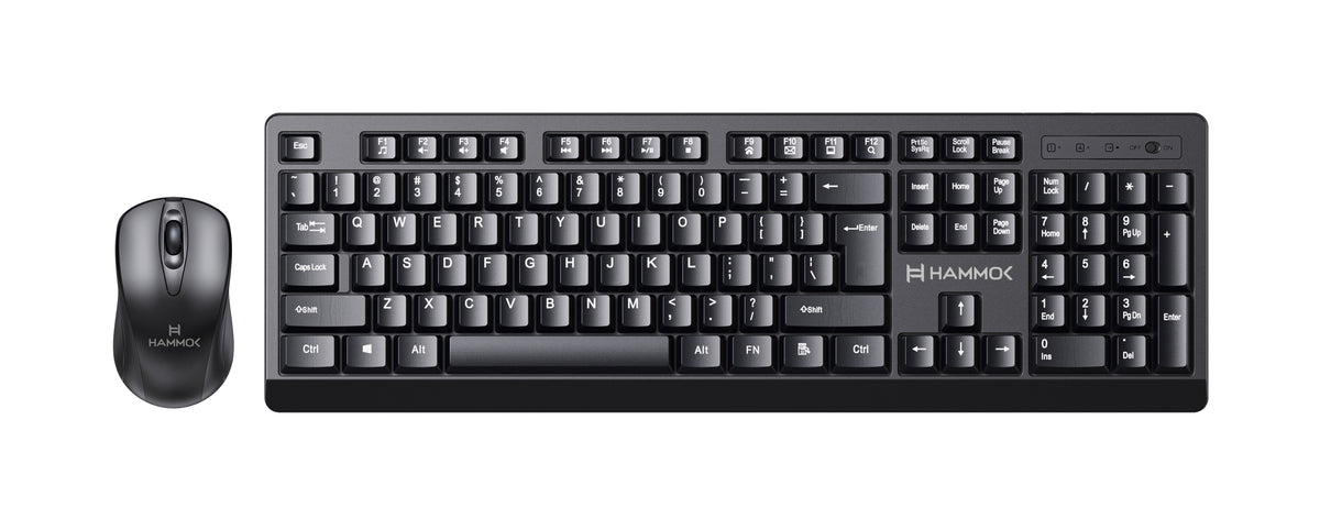 Hammok Onyx Wireless Rechargeable Keyboard & Mouse Combo — TechCure India