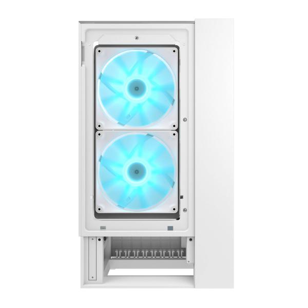 COUGAR OmnyX Mid-Tower ATX Panoramic PC Case (White) – TechCure India