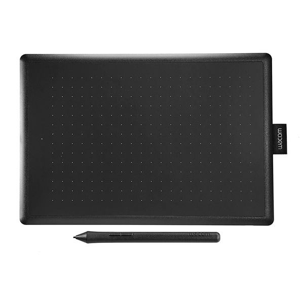 WACOM One by CTL-672/K0-CX Medium 8.5-inch x 5.3-inch Graphic Tablet (Red and Black) – TechCure India