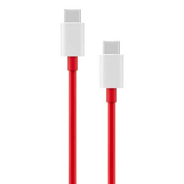 OnePlus SUPERVOOC Type-C to C cable 1.5 m Fast Charging Cable (Compatible with Charging Adapter, Red) – TechCure India